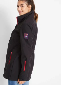 Sale Chaqueta softshell elástica con diseño largo y tejido repelente al agua Mujer Chaquetas Y Abrigos