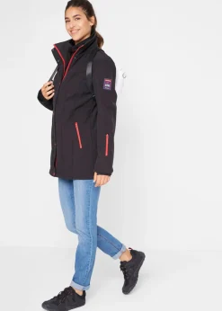 Sale Chaqueta softshell elástica con diseño largo y tejido repelente al agua Mujer Chaquetas Y Abrigos