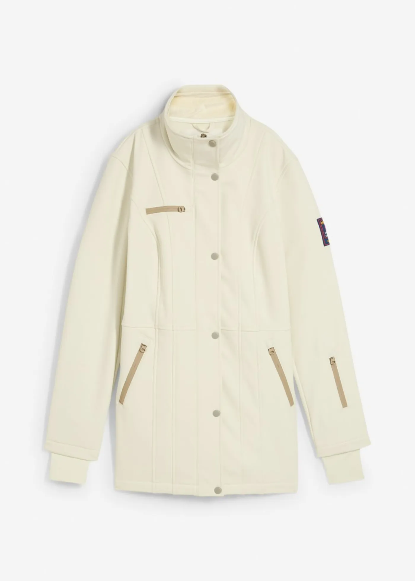 Discount Chaqueta softshell elástica con diseño largo y tejido repelente al agua Mujer Chaquetas Y Abrigos