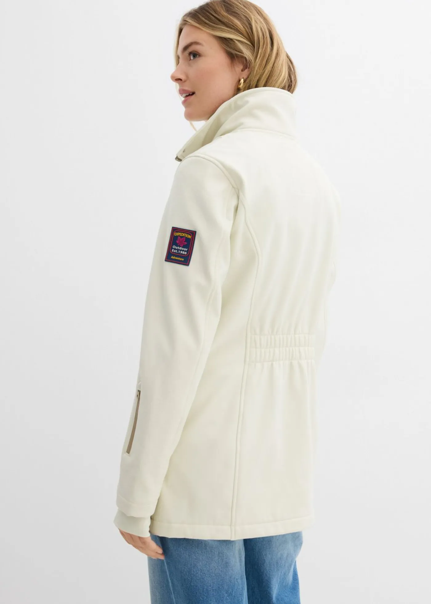 Discount Chaqueta softshell elástica con diseño largo y tejido repelente al agua Mujer Chaquetas Y Abrigos