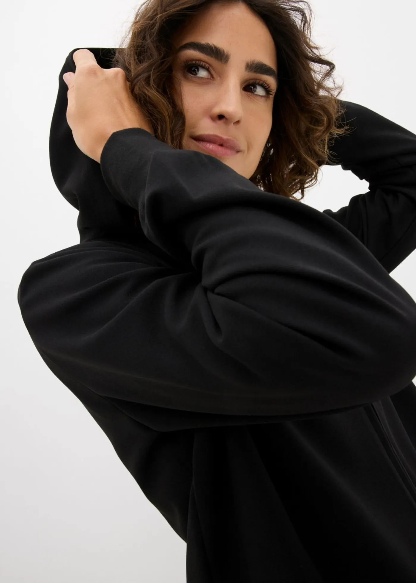Discount Chaqueta tipo sudadera con capucha y cremallera Mujer Básicos|Ropa Cómoda
