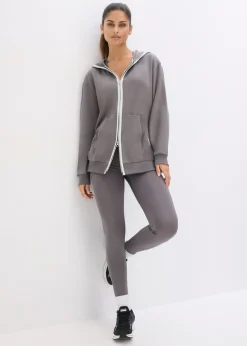 Best Chaqueta térmica de chándal de material de secado rápido con corte ancho Mujer Ropa Térmica|Ropa Deportiva