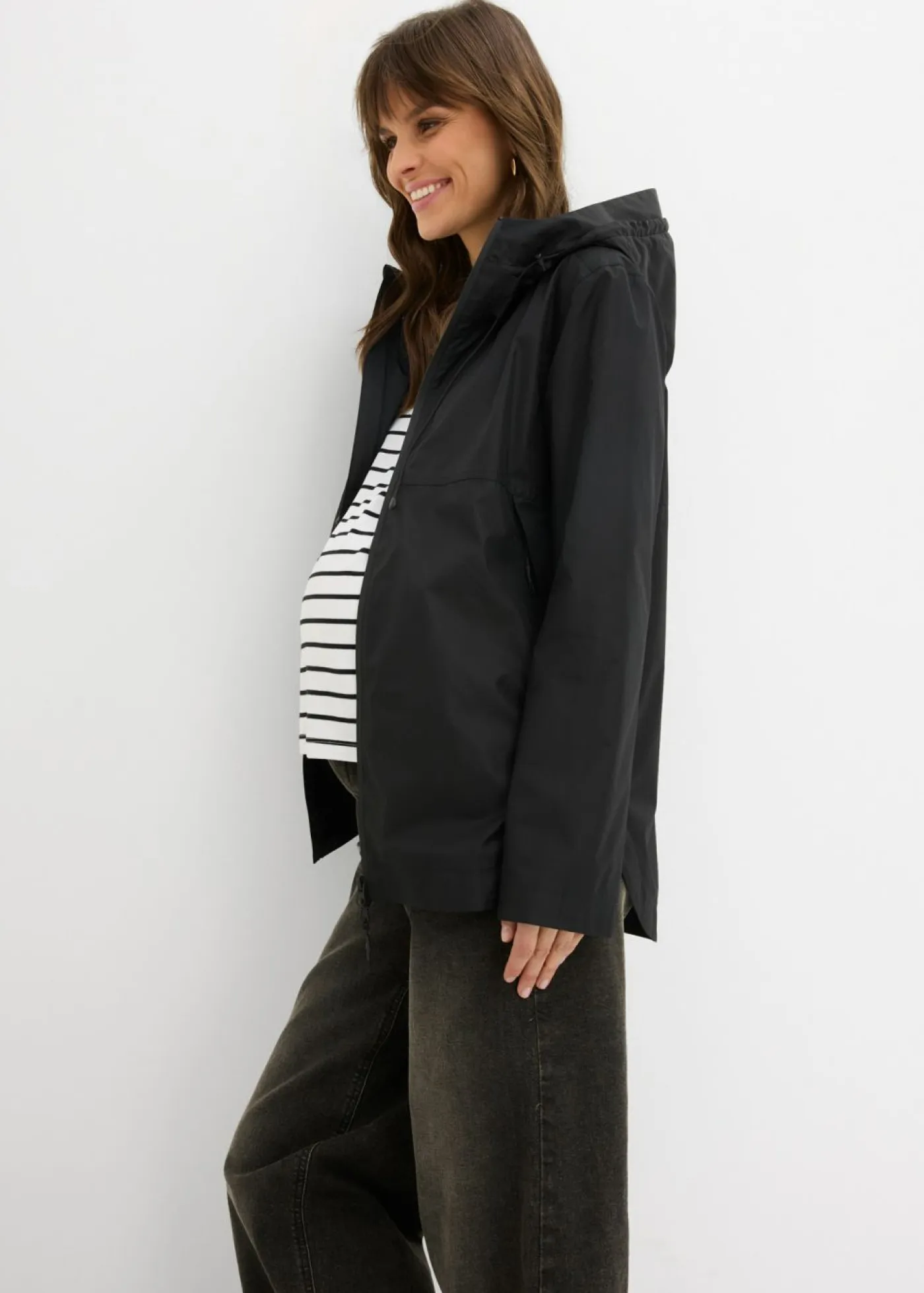 Clearance Chaqueta ultraligera premamá/de porteo resistente al viento y a la lluvia Mujer Premamá