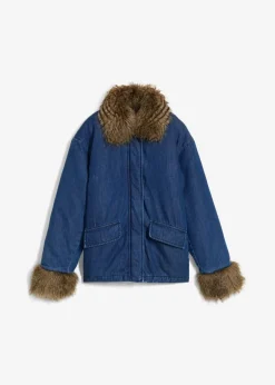 Clearance Chaqueta vaquera con ligero guateado Mujer Chaquetas Y Abrigos