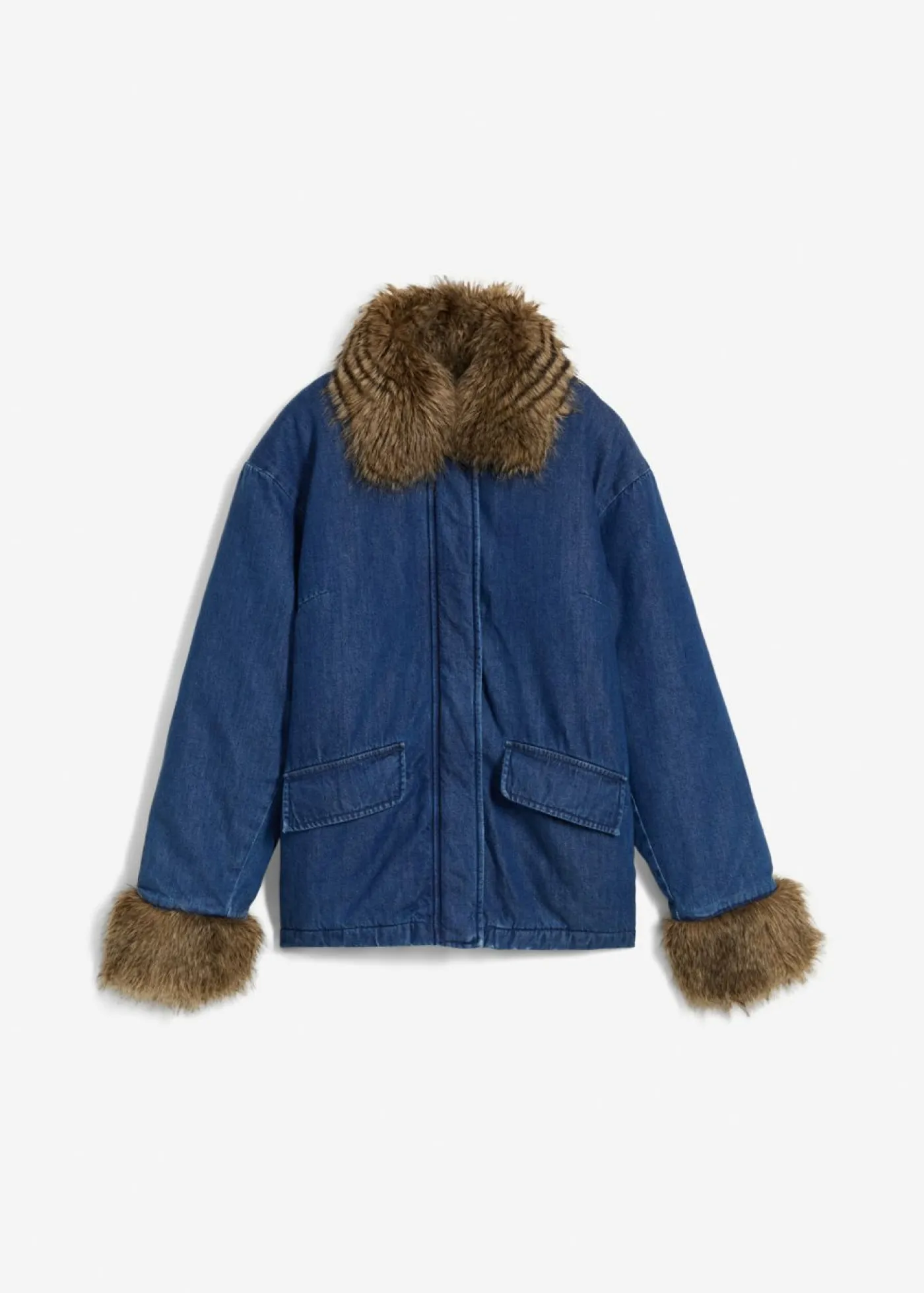 Clearance Chaqueta vaquera con ligero guateado Mujer Chaquetas Y Abrigos