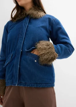 Clearance Chaqueta vaquera con ligero guateado Mujer Chaquetas Y Abrigos