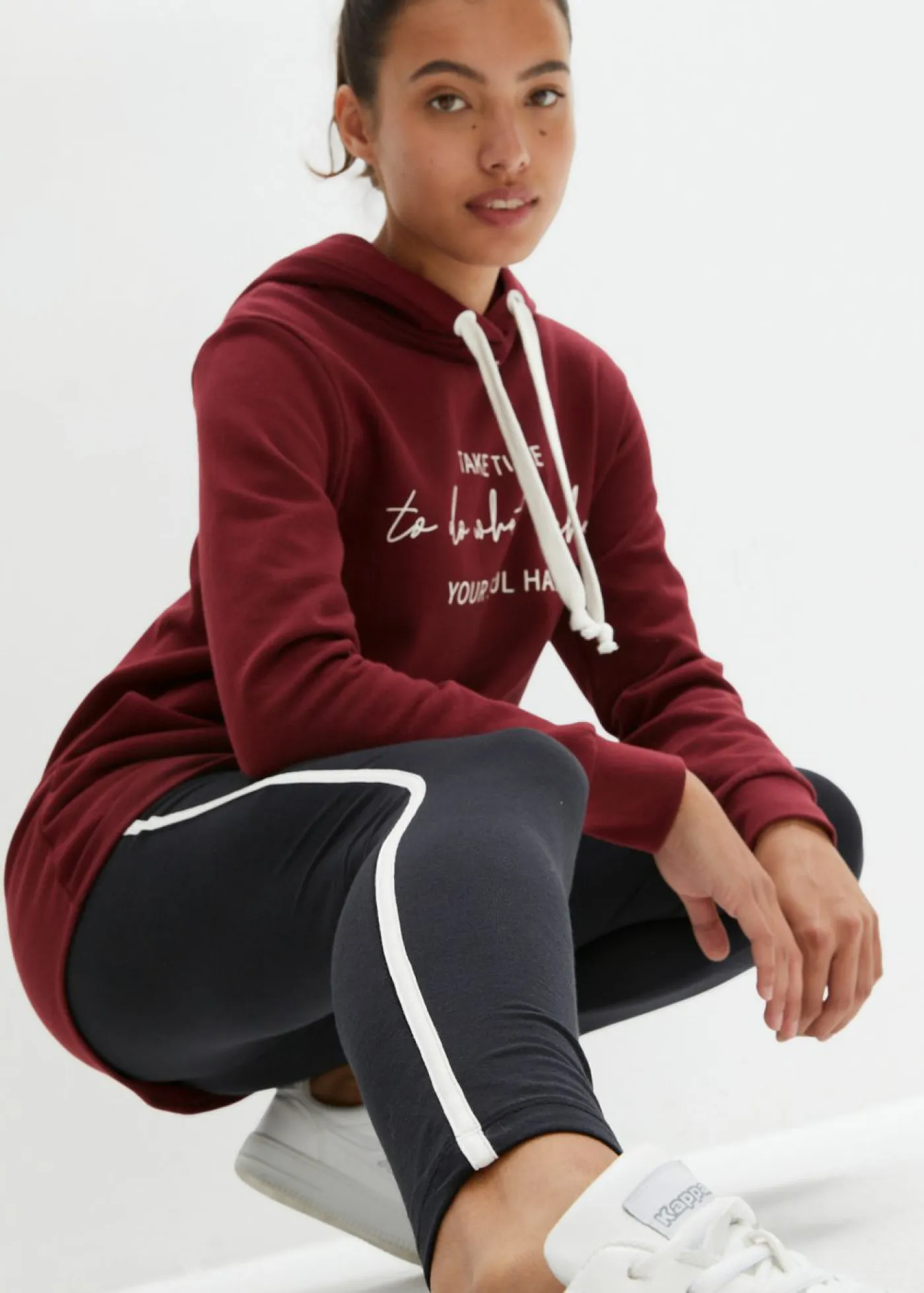 Best Chándal con sudadera larga y leggings (2 piezas) Mujer Ropa Cómoda|Pantalones