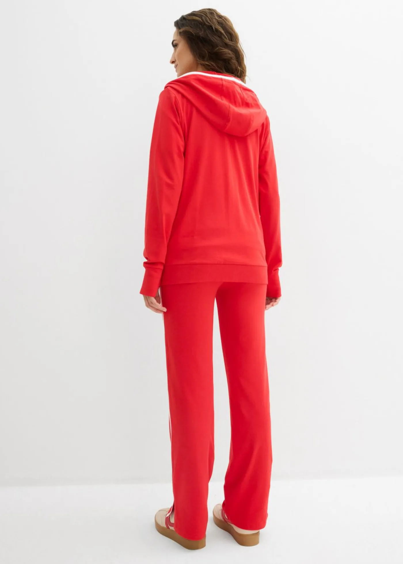 New Chándal elástico de algodón (2 piezas) Mujer Ropa Cómoda|Pantalones