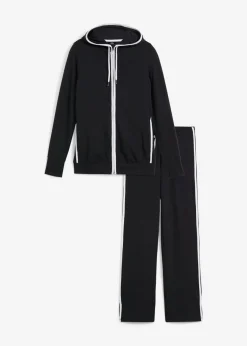 Sale Chándal elástico de algodón (2 piezas) Mujer Ropa Cómoda|Pantalones