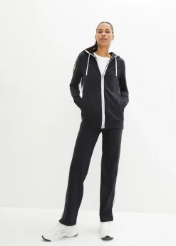 Sale Chándal elástico de algodón (2 piezas) Mujer Ropa Cómoda|Pantalones