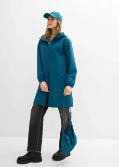 Hot Chubasquero ligero con bolso estilo bandolera Mujer Chaquetas Y Abrigos|Novedades