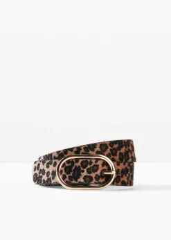 Hot Cinturón con estampado de leopardo Mujer Cinturones
