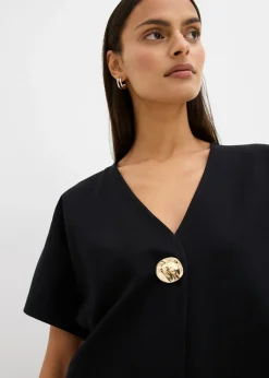 Clearance Cómodo chaleco de tejido Punto di Roma con botones decorativos Mujer Esenciales|Ropa Cómoda