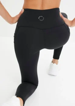 Best Cómodos leggings deportivos con malla y bolsillo para móvil Mujer Ropa Deportiva|Pantalones