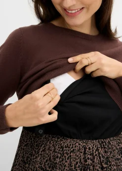 Online Conjunto 3 en 1 compuesto por jersey y vestido premamá con función de lactancia (2 piezas) Mujer Premamá
