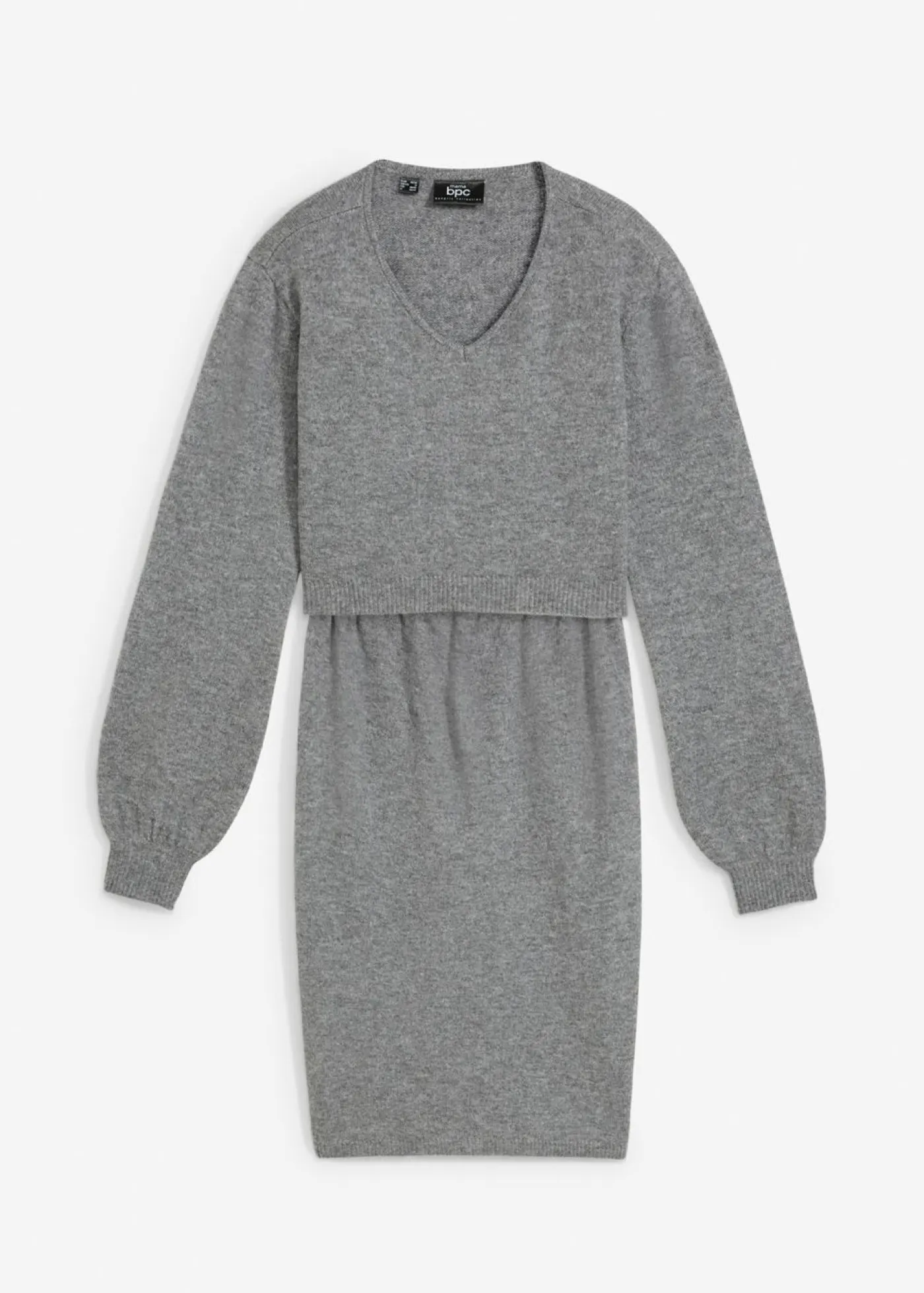 Hot Conjunto de punto de jersey y falda para bebé Mujer Premamá