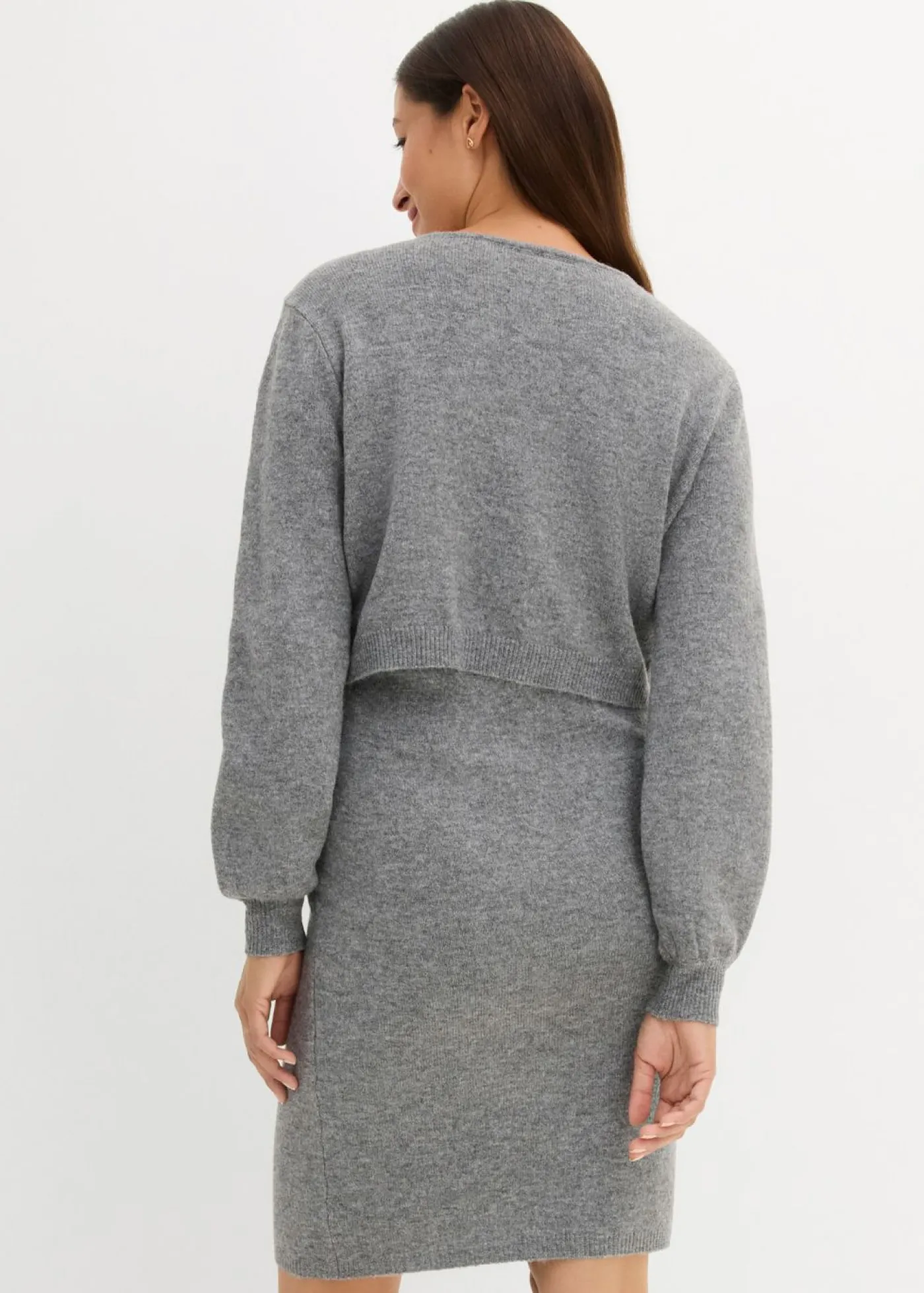 Hot Conjunto de punto de jersey y falda para bebé Mujer Premamá