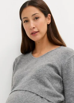 Hot Conjunto de punto de jersey y falda para bebé Mujer Premamá