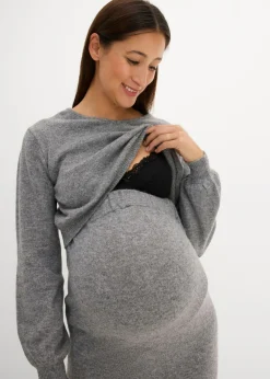 Hot Conjunto de punto de jersey y falda para bebé Mujer Premamá