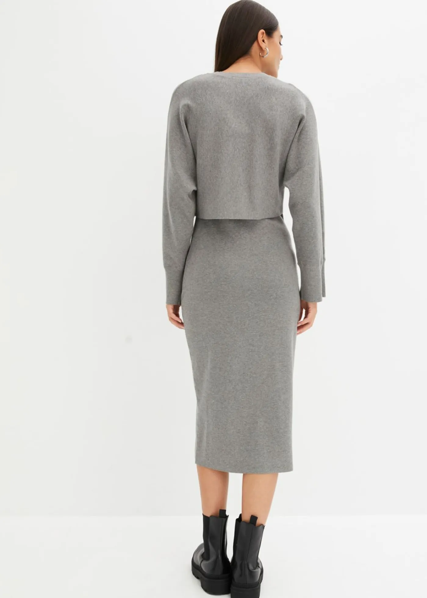 Sale Conjunto de vestido de punto (2 piezas) Mujer Vestidos