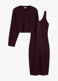 Online Conjunto de vestido de punto (2 piezas) Mujer Vestidos