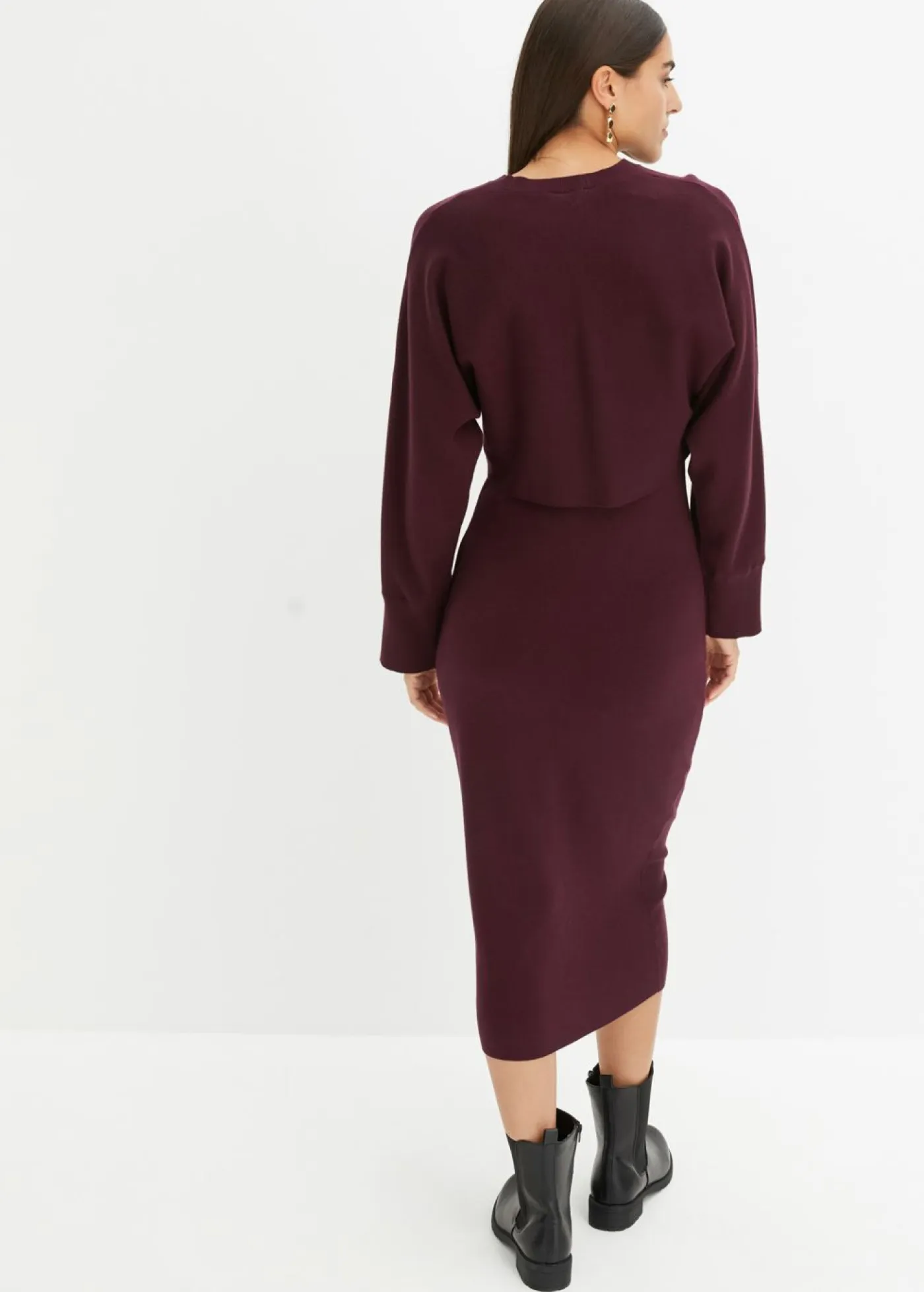 Online Conjunto de vestido de punto (2 piezas) Mujer Vestidos