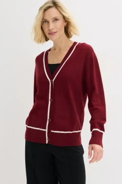 Cárdigan con cuello en V Mujer Jerséis|Ropa De Punto