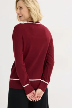 Cárdigan con cuello en V Mujer Jerséis|Ropa De Punto