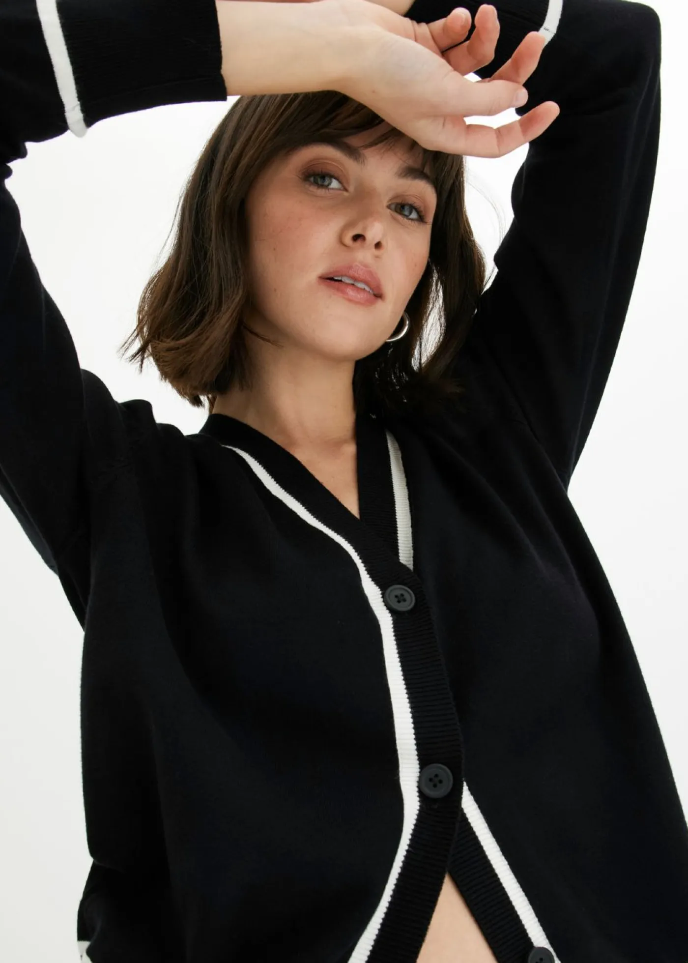 Hot Cárdigan con cuello en V Mujer Jerséis|Ropa De Punto