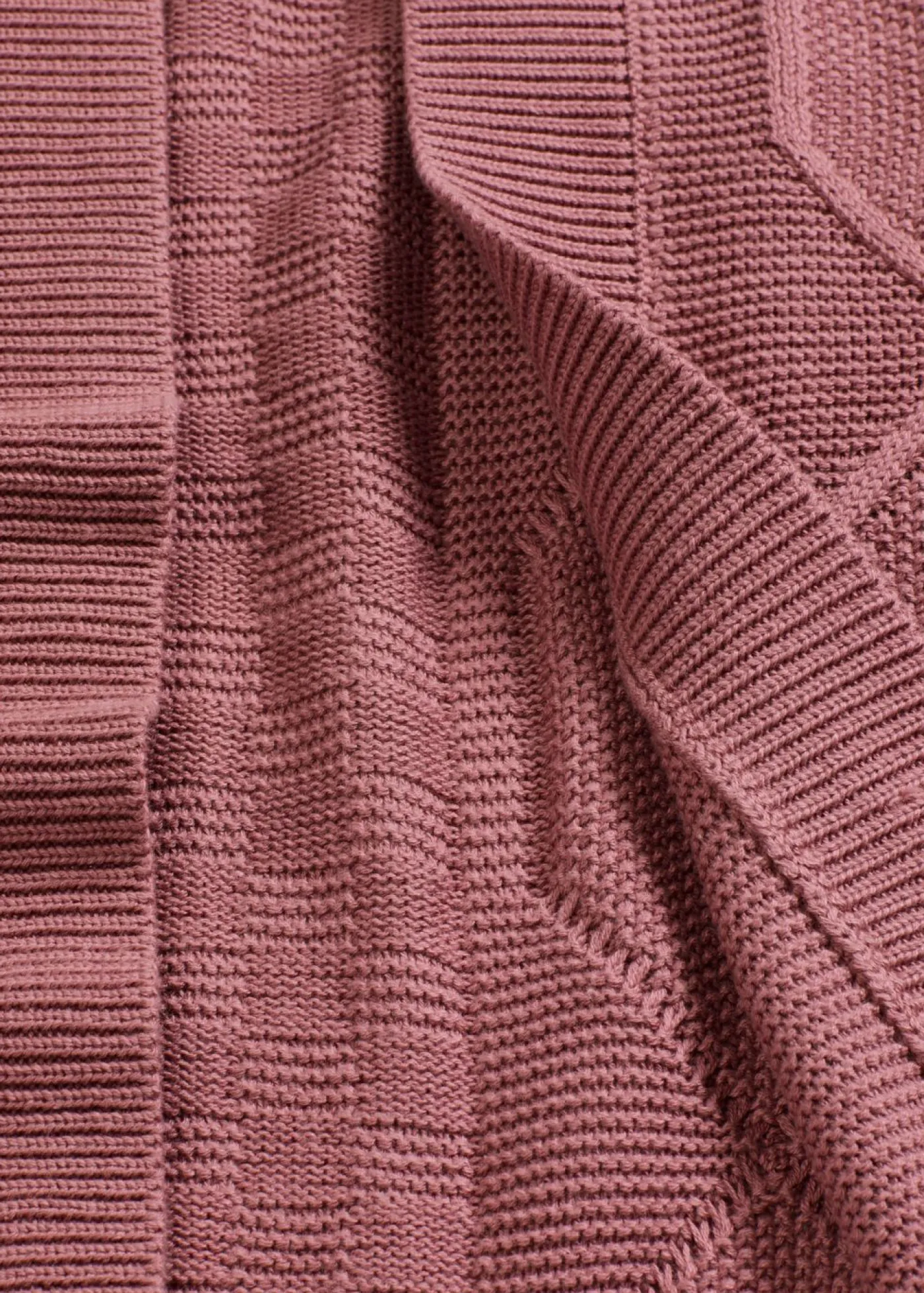 Cárdigan con patrón trenzado Mujer Jerséis|Ropa De Punto