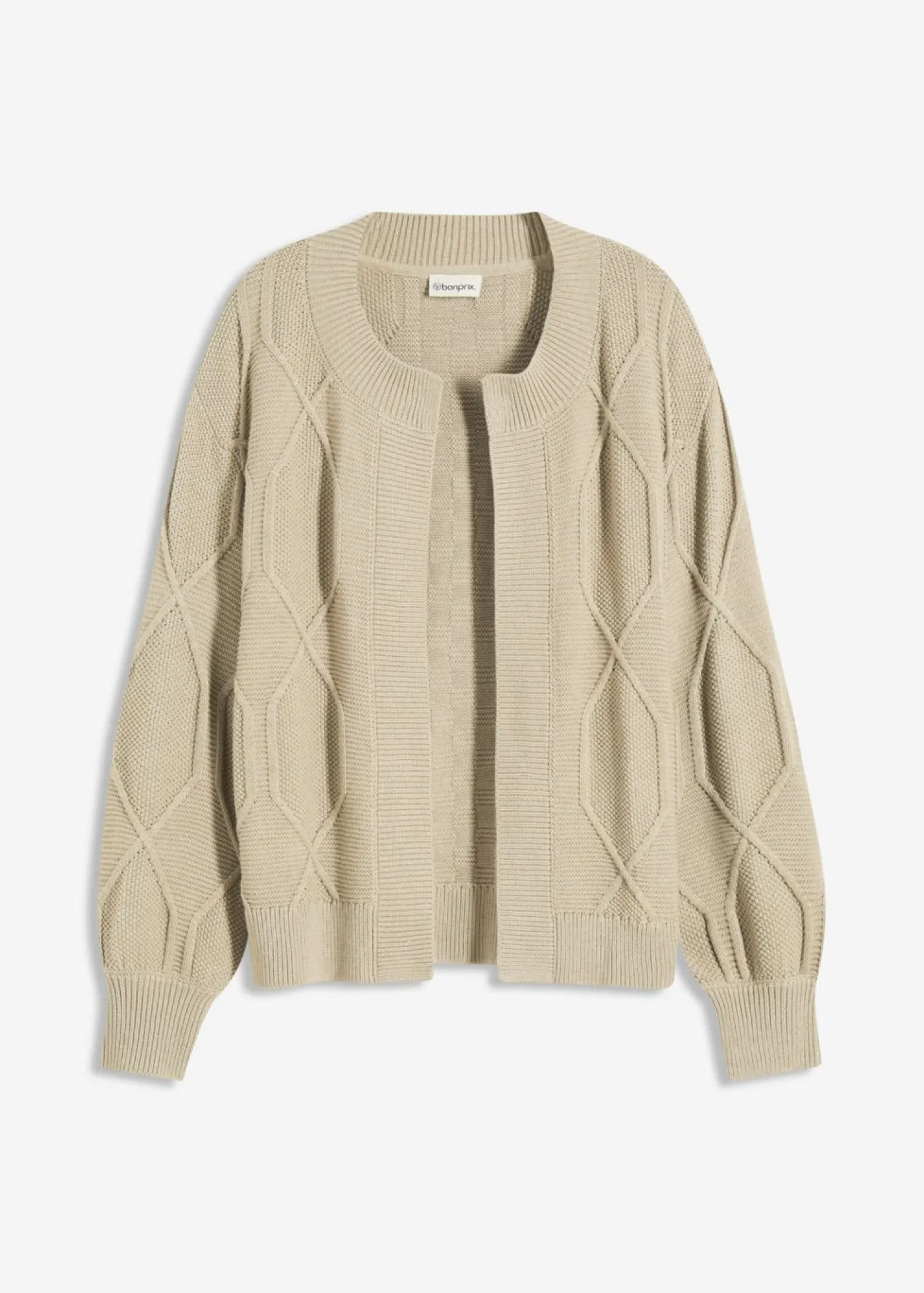 Best Cárdigan con patrón trenzado Mujer Jerséis|Ropa De Punto