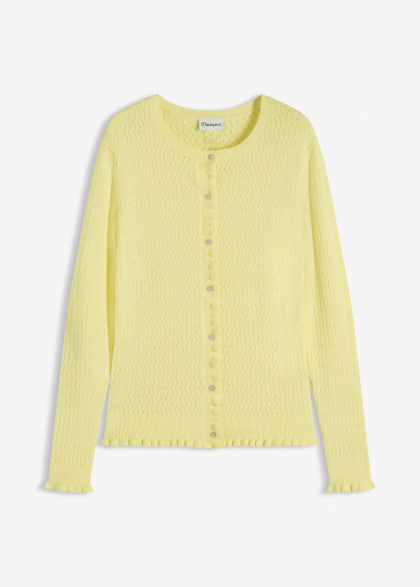 Discount Cárdigan de ajour de mezcla de algodón Mujer Jerséis|Novedades