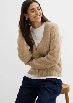 Best Cárdigan de canalé Mujer Jerséis|Ropa De Punto