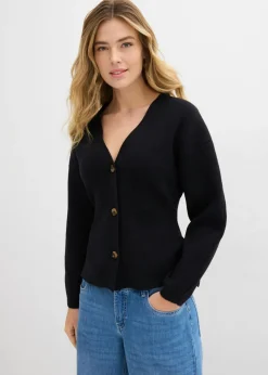 Discount Cárdigan de mezcla de algodón Mujer Jerséis|Ropa De Punto