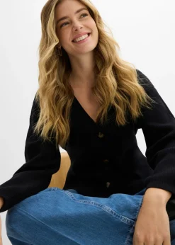 Discount Cárdigan de mezcla de algodón Mujer Jerséis|Ropa De Punto