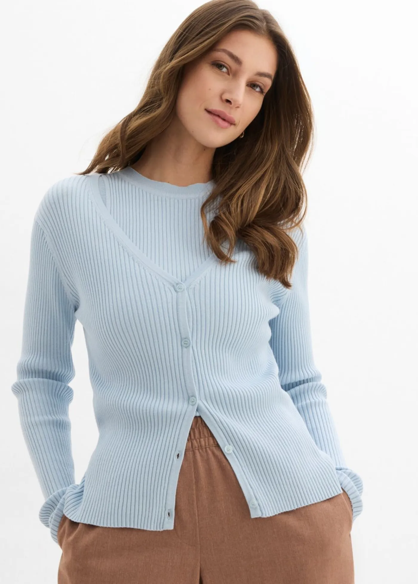 Discount Cárdigan de punto fino con viscosa Mujer Jerséis|Novedades