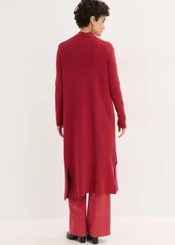 Cárdigan largo de punto con viscosa Mujer Jerséis|Ropa De Punto