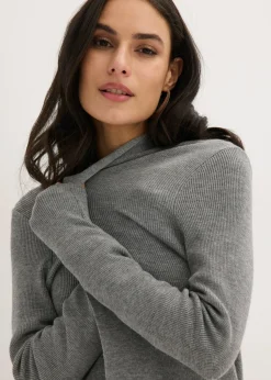 Cárdigan largo de punto con viscosa Mujer Jerséis|Ropa De Punto