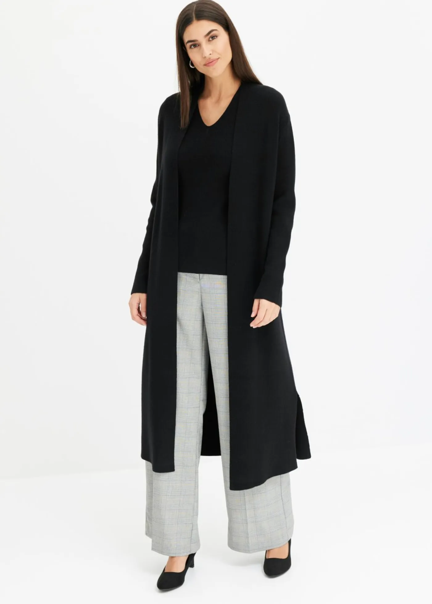 Clearance Cárdigan largo de punto con viscosa Mujer Jerséis|Ropa De Punto