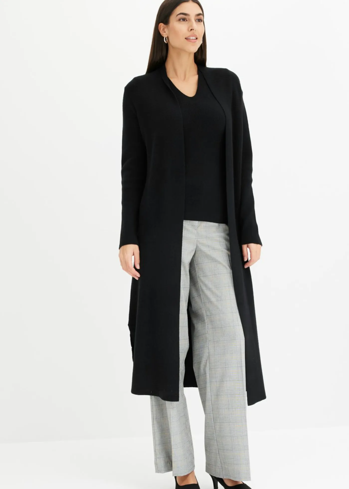 Clearance Cárdigan largo de punto con viscosa Mujer Jerséis|Ropa De Punto