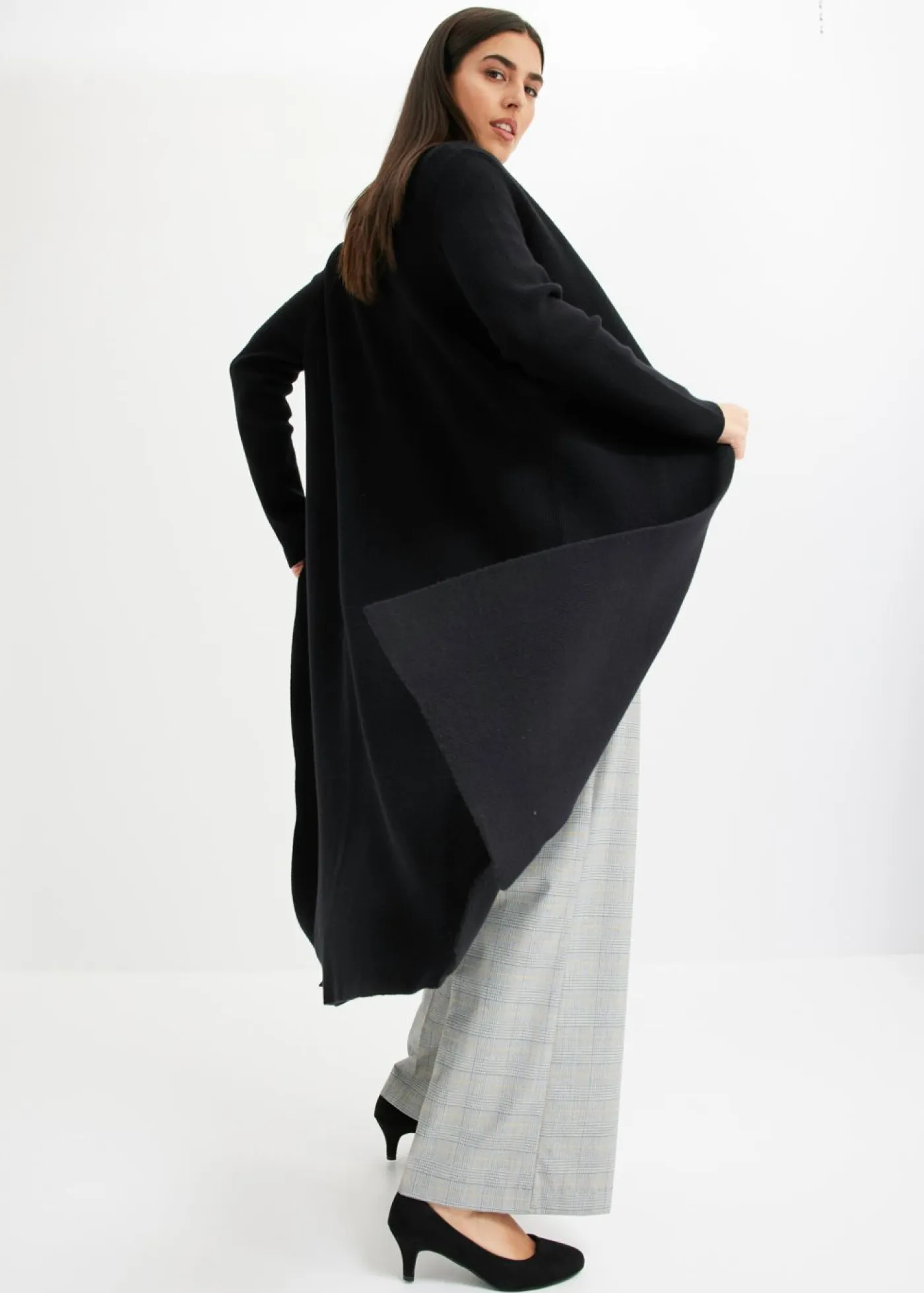 Clearance Cárdigan largo de punto con viscosa Mujer Jerséis|Ropa De Punto