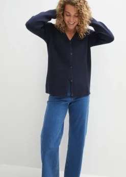 Online Cárdigan Milano de canalé Mujer Básicos|Jerséis