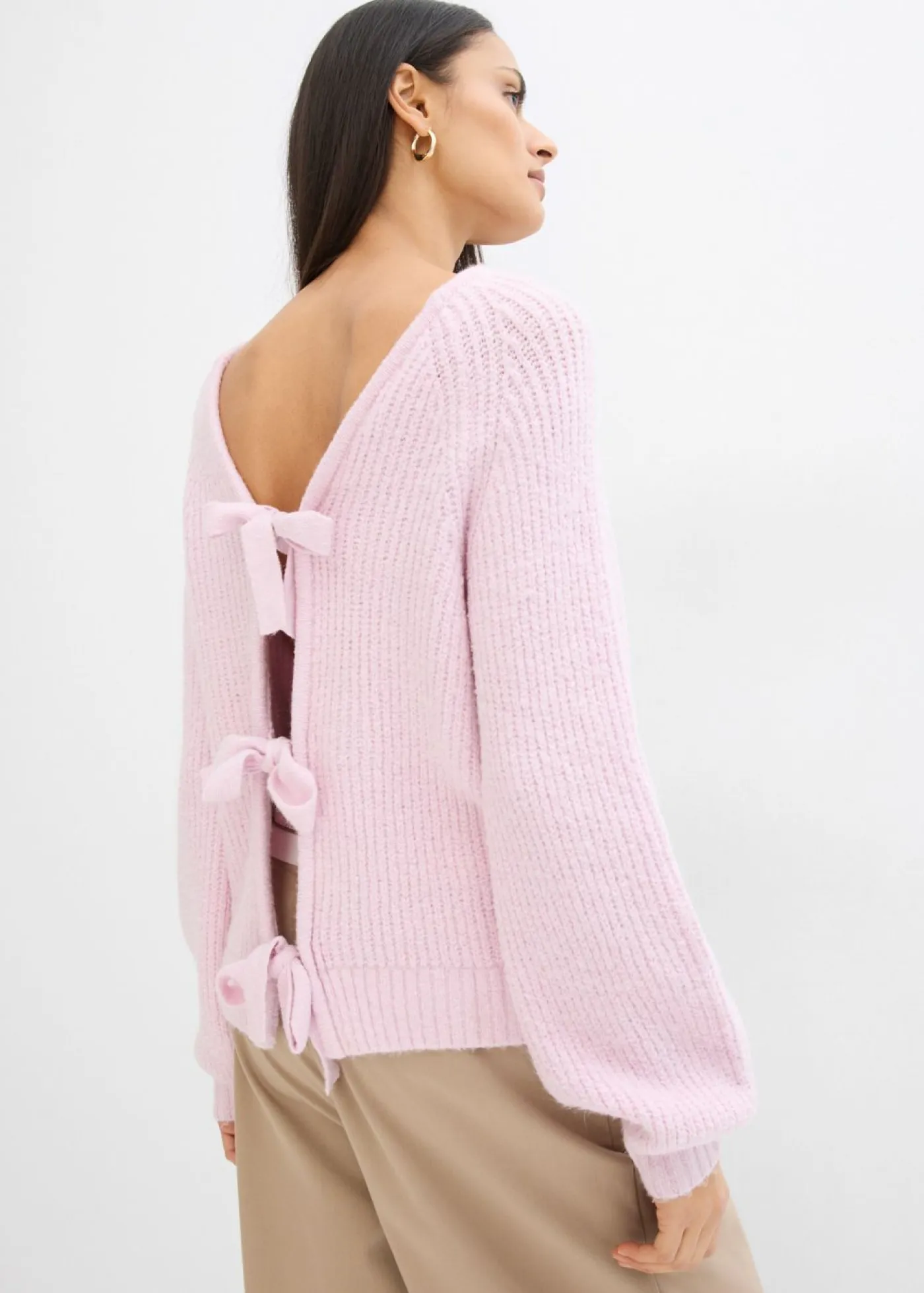 Online Cárdigan reversible con lazo Mujer Ropa De Punto|Jerséis