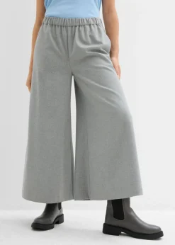 Best Culotte con aspecto de lana Mujer Pantalones