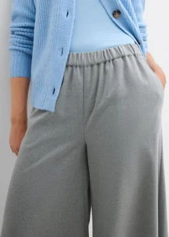 Best Culotte con aspecto de lana Mujer Pantalones