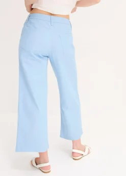 Hot Culotte de mezcla de algodón elástico Mujer Pantalones