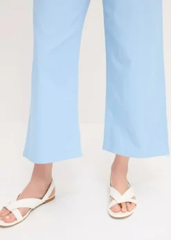 Hot Culotte de mezcla de algodón elástico Mujer Pantalones