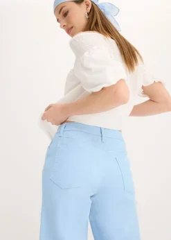 Hot Culotte de mezcla de algodón elástico Mujer Pantalones