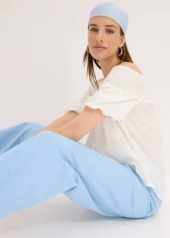 Hot Culotte de mezcla de algodón elástico Mujer Pantalones