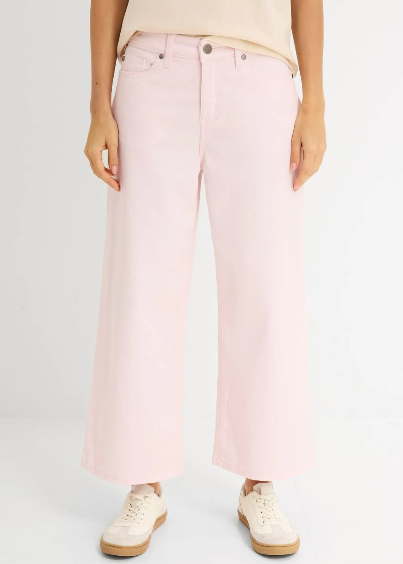 Hot Culotte de mezcla de algodón elástico Mujer Pantalones